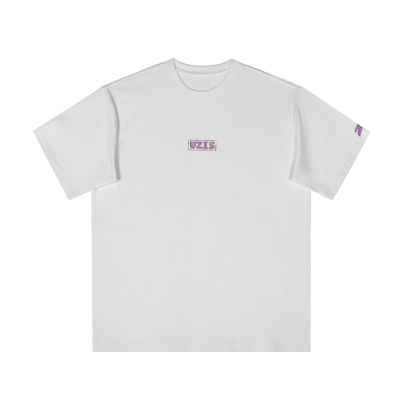 UZIS Mural Print Sports Tee - American Style Relaxed Fit Basketball Outerwear - UZIS Sports